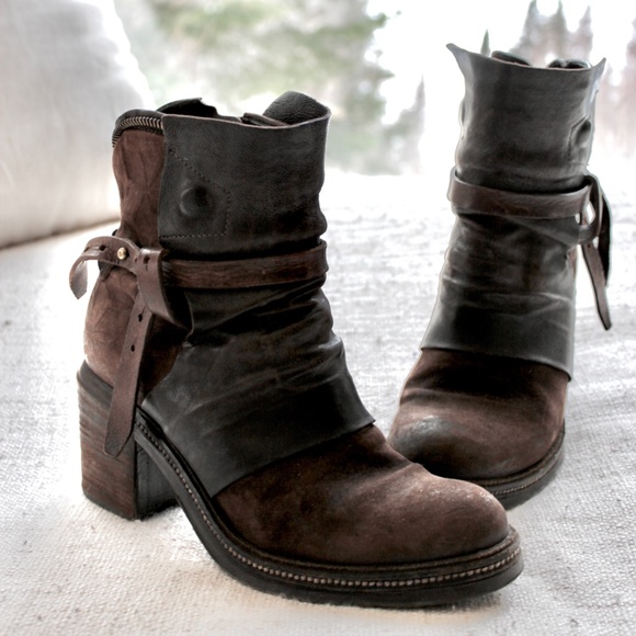 A.S. 98 Brown Ankle boots. - Picture 1 of 7